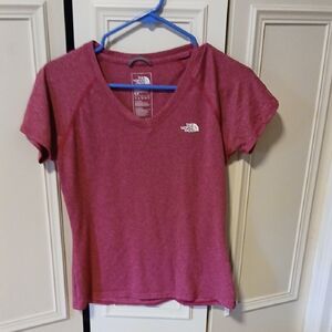 The North Face Pink Fitted Short Sleeve T-Shirt